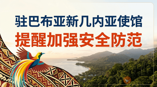 驻巴布亚新几内亚使馆提醒中国公民加强安全防范