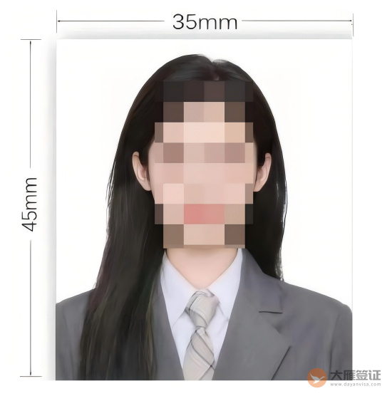 刚果（金）签证照片要求示例图