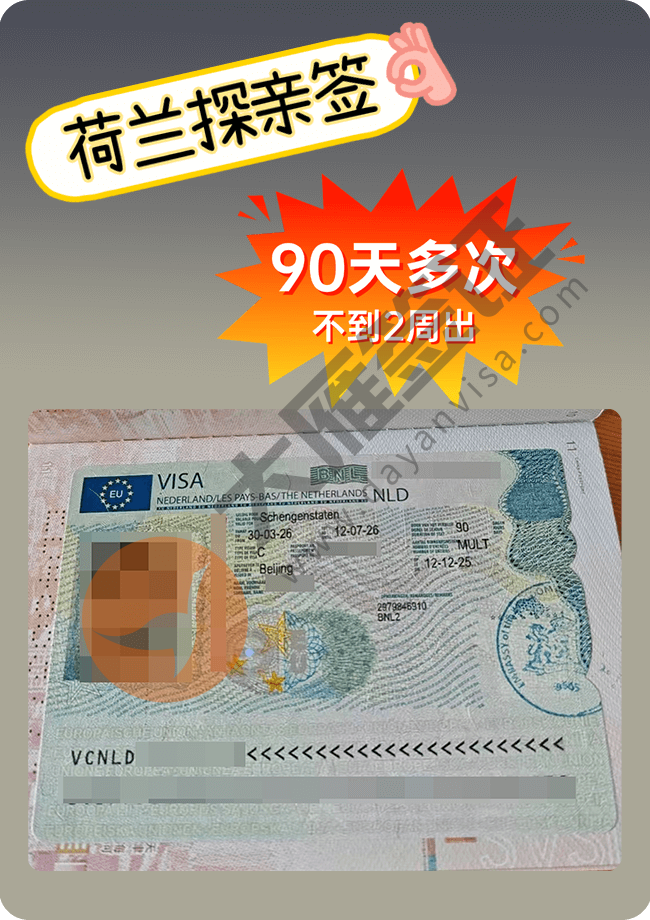 荷兰探亲，北京递交，不到2周出，90天多次.png
