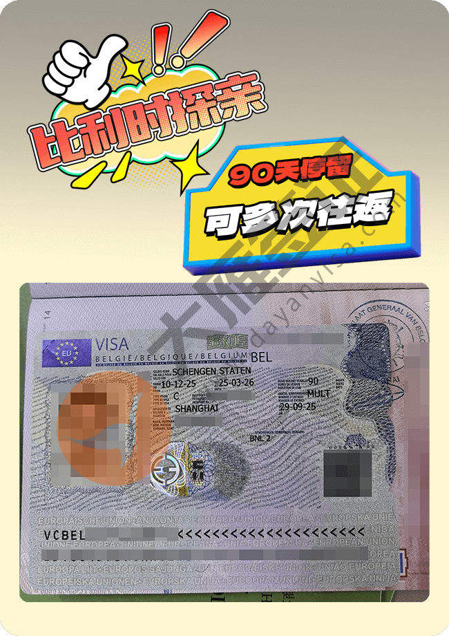 比利时探亲，探望自己的侄女，曾多次往返 ，26号递交，10.1拿到90天多次往返签证.png