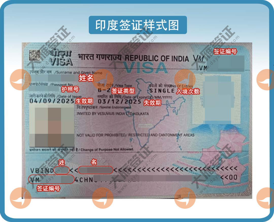 印度贴纸样式图