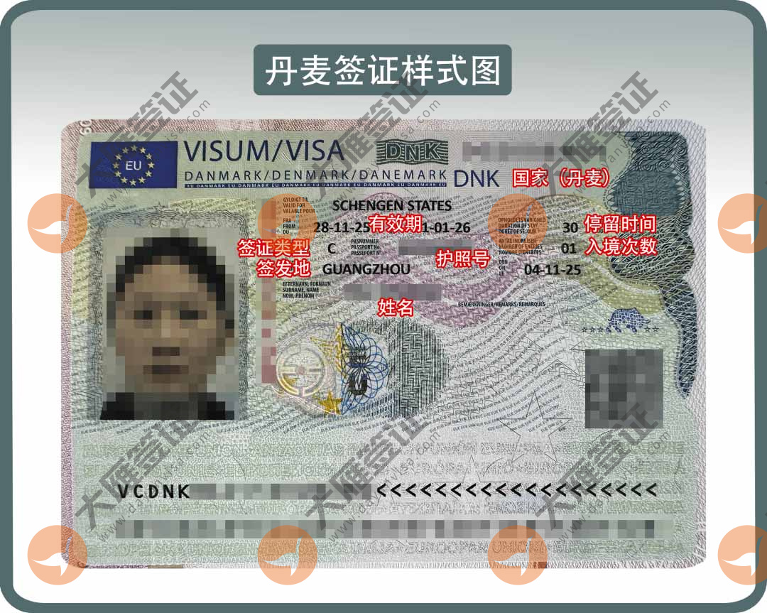 丹麦贴纸样式图