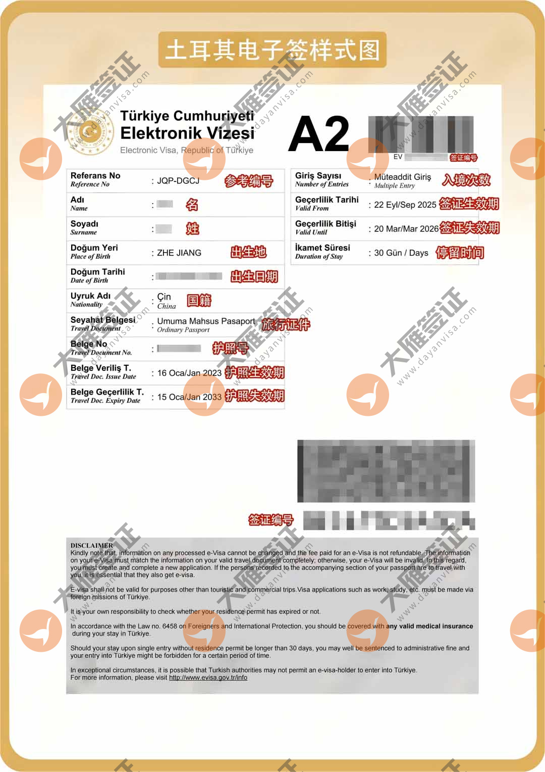 土耳其电子样式图