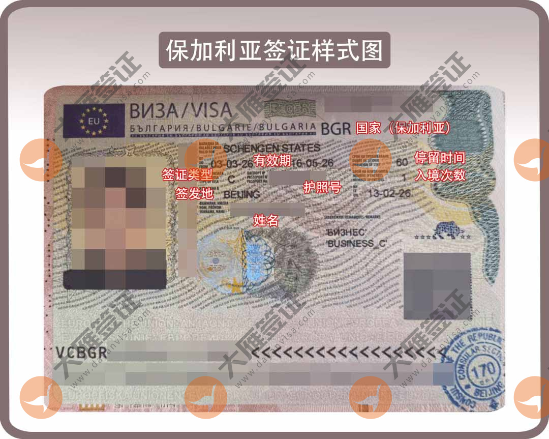 保加利亚贴纸样式图