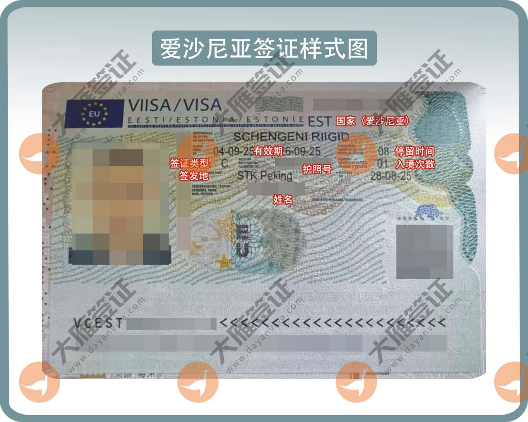 爱沙尼亚贴纸样式图