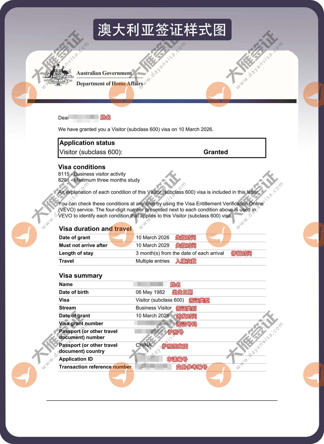 澳大利亚电子样式图