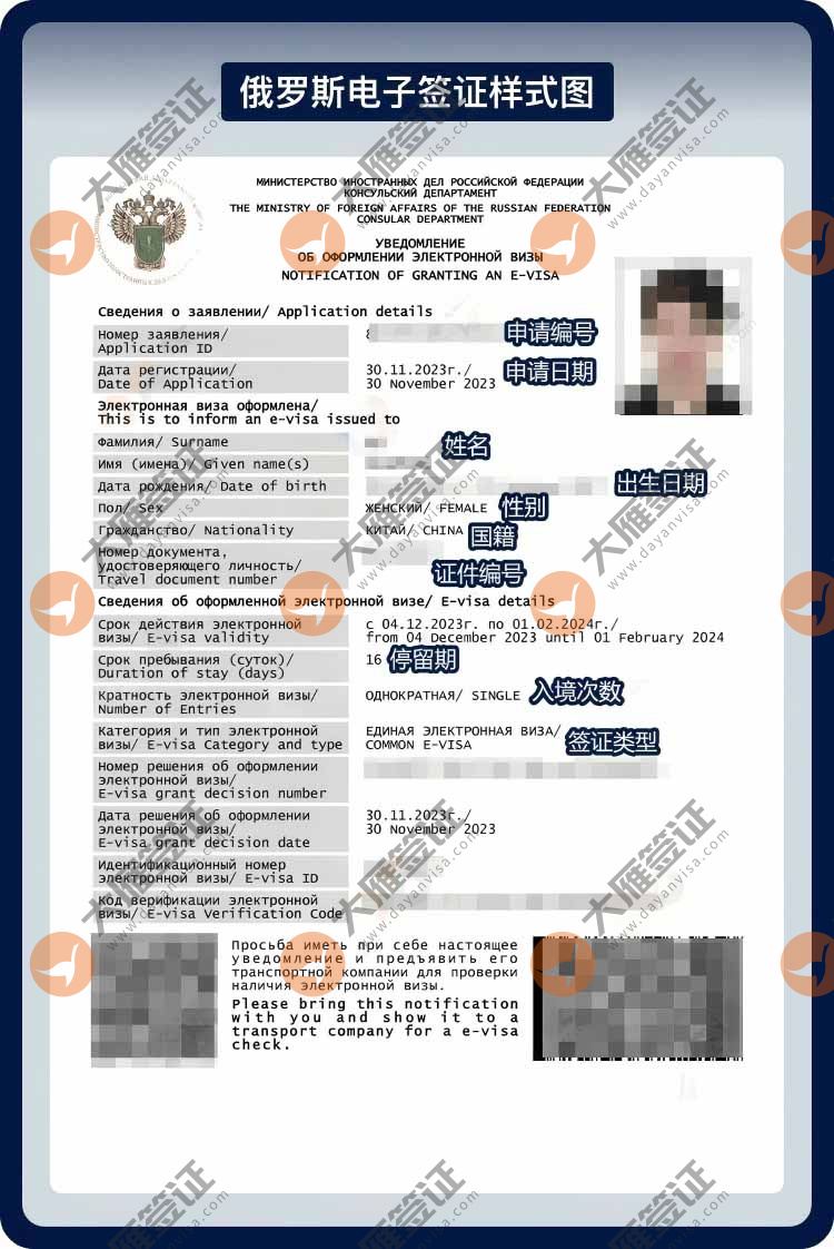 俄罗斯电子样式图
