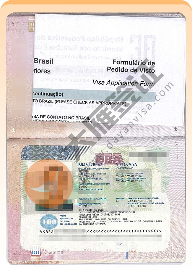 巴西工作签证批量再出签案例图05