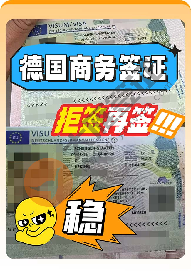德国商务签证拒签再签成功出签案例图