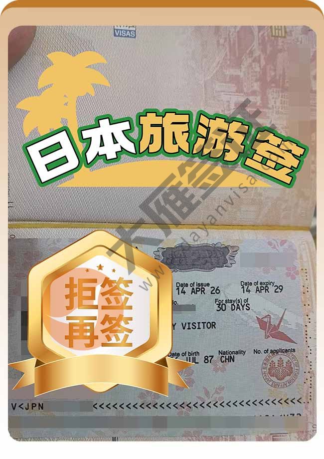 拒签再签！日本旅游签证出喽案例图