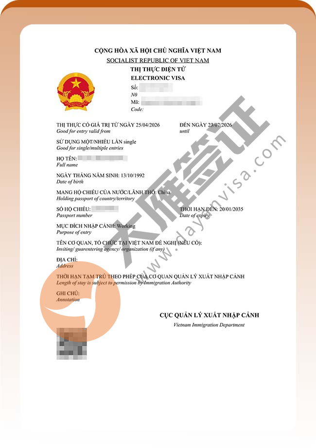 棒棒哒！越南工作签证批量再出案例图08