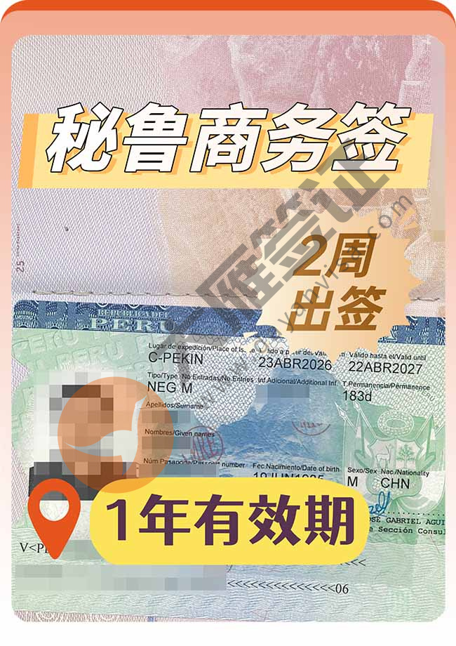 秘鲁商务签证顺利再下签案例图