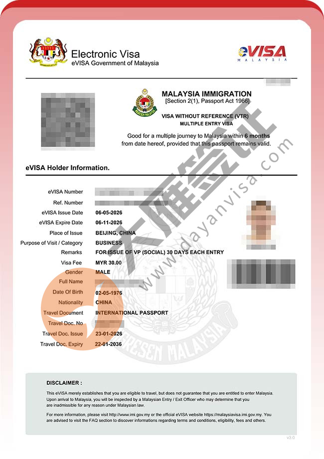 多人出！马来西亚商务签证案例图04