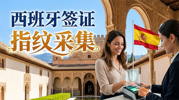 西班牙签证指纹采集-图