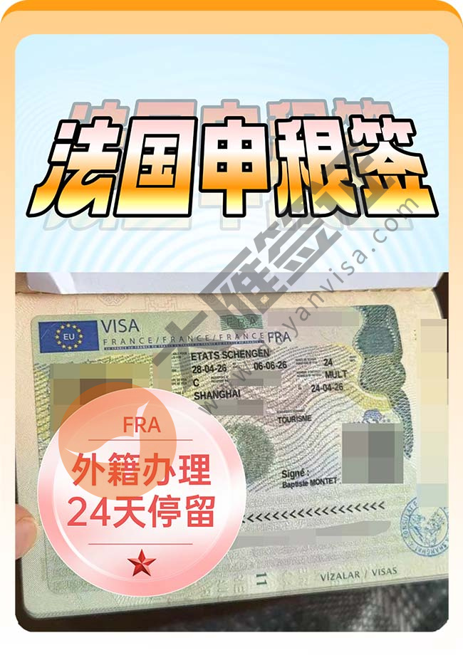 法国申根签证继续出签案例图
