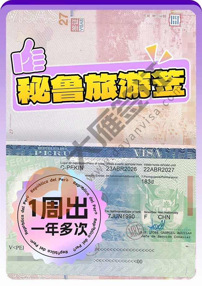 好消息+1~秘鲁旅游签证又出签啦案例图
