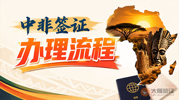 中非签证办理流程