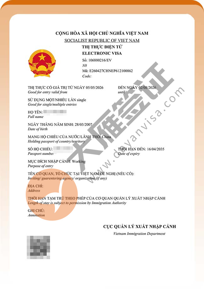 批量出！越南工作签证(6人)案例图04