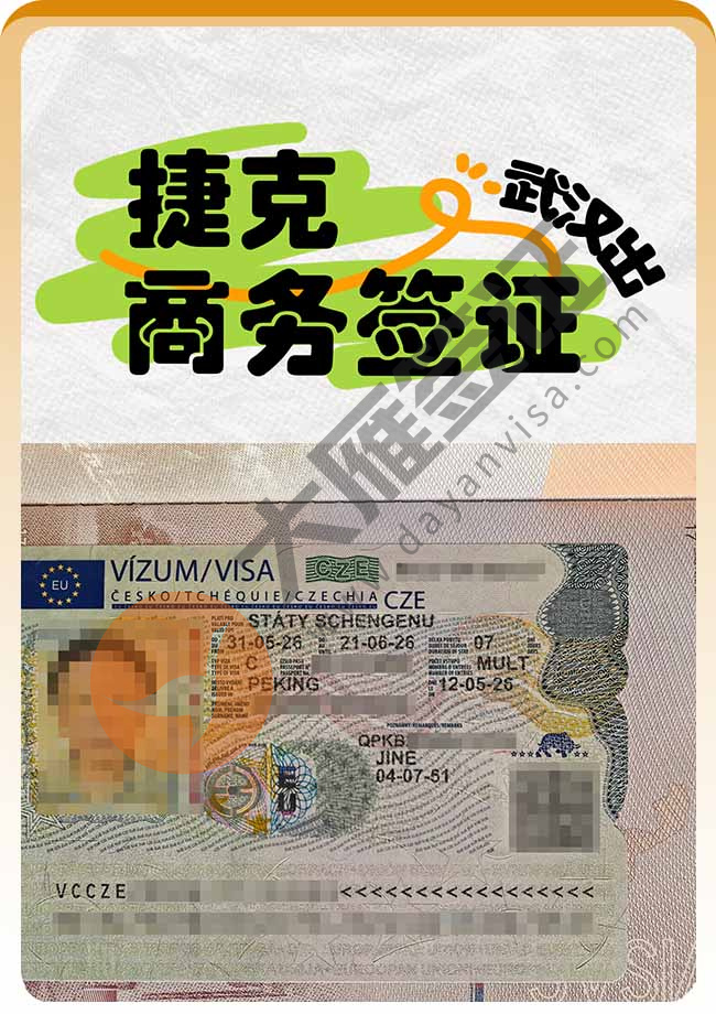 捷克商务签证继续出签中案例图
