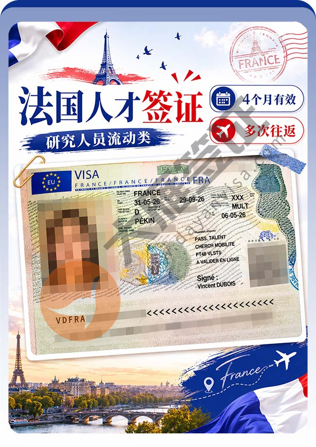 不错哦~法国人才签证(D类)成功出签案例图