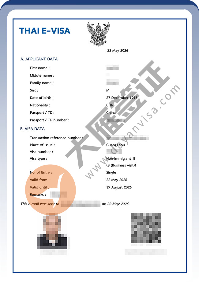喜讯：泰国商务签证2人继续出案例图02