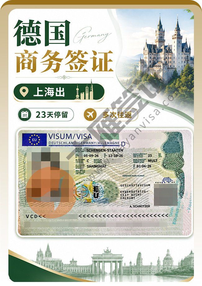 德国商务签证稳定出签中案例图