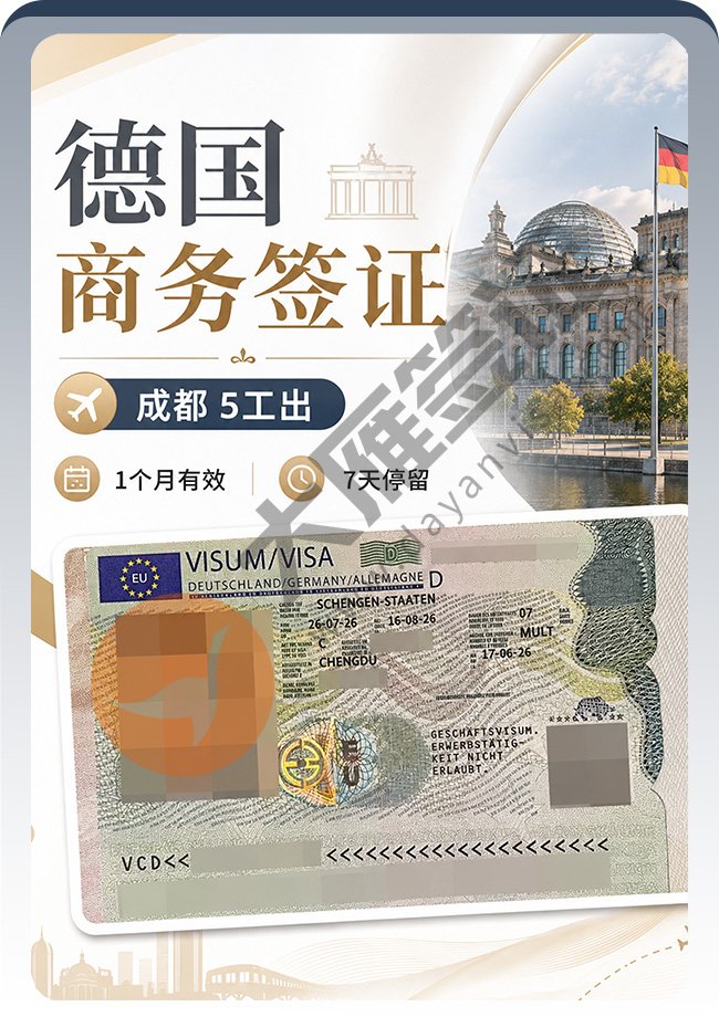 再一个！德国商务签证成功出签~