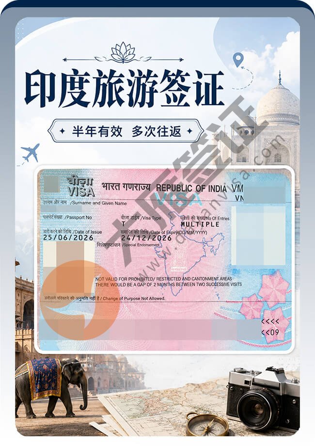 印度旅游签证再次成功下签啦案例图