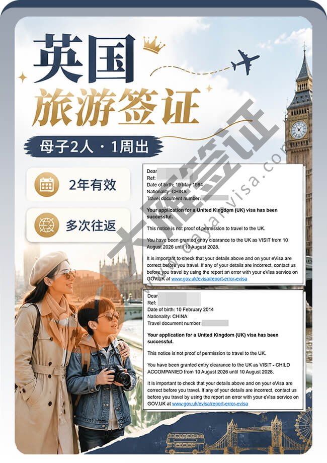 英国旅游签证成功出签案例图