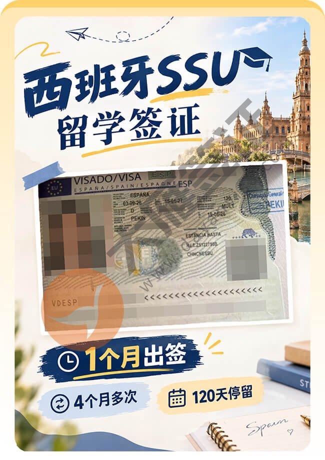 西班牙SSU留学签证顺利拿下！