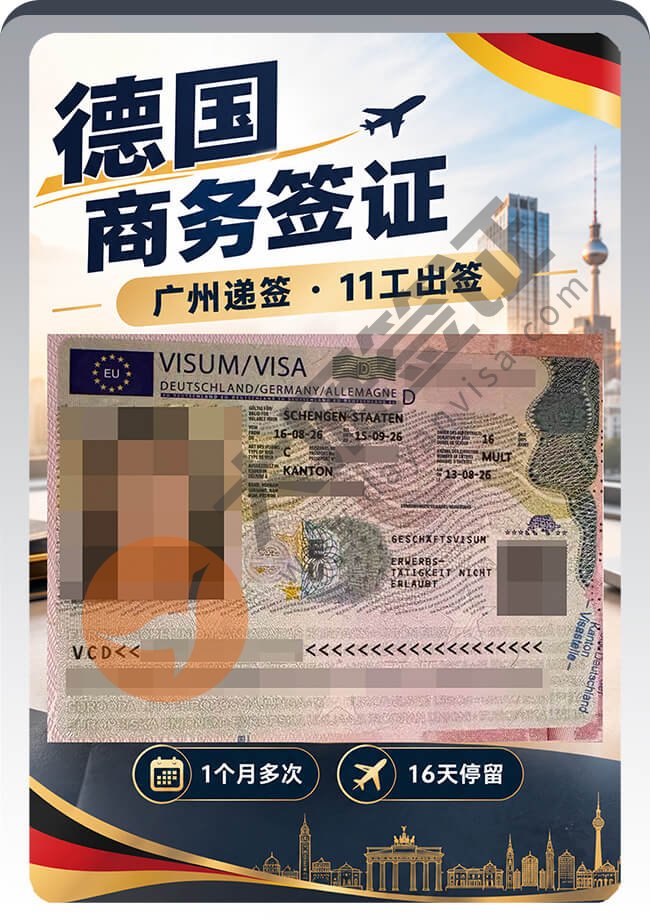 德国商务签证出签案例来啦案例图