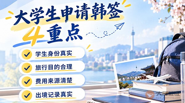在校大学生怎么办韩国旅游签证?-图03