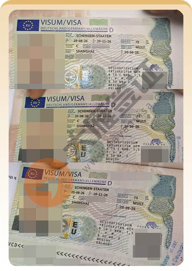5人申请德国商务签证顺利全出案例图02
