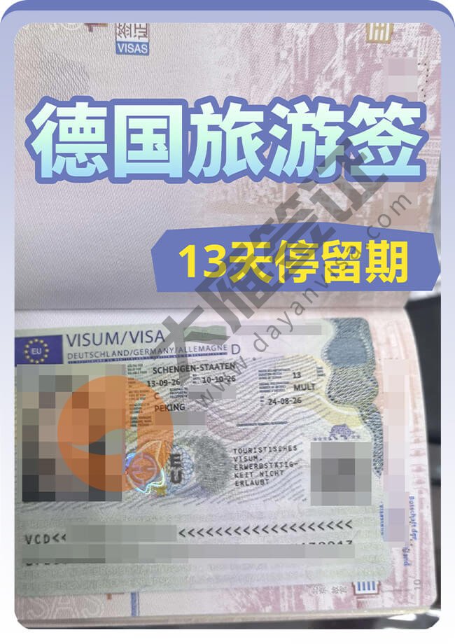 德国旅游签出签案例分享图